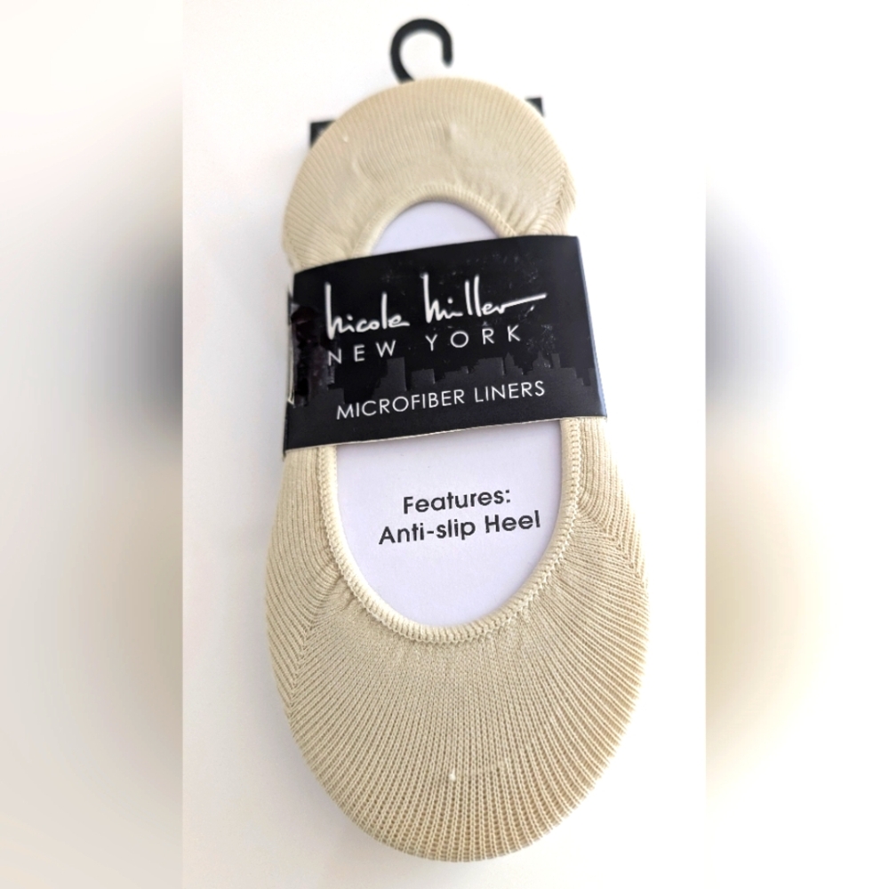 NEW NICOLE MILLER MICROFIBER SHOE LINERS SET OF FIVE